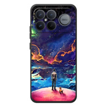 Космические Чехлы для :Xiaomi Поко F8 Ультра (VPrint) – Галактический вид