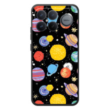 Космические Чехлы для :Xiaomi Поко F8 Ультра (VPrint) – Рисованные планеты