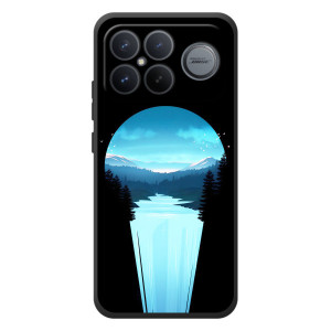 Летний Чехол на Xiaomi Poco F8 Ultra – Синий Водопад