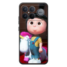 Мультяшний принт на Чохол для ШІаомі Поко F8 Ьlтра (Дівчинка Агнес)