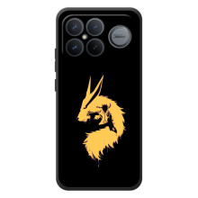 Naruto Anime Чехлы для :Xiaomi Поко F8 Ультра (AlphaPrint) – силуэт Курама Наруто