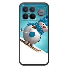 Чохол з зимовим принтом для ШІаомі Поко F8 Ьlтра