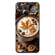 Чехол с уникальным дизайном «Осень с кофе» для Xiaomi Poco F8 Ultra – Пряный кофе