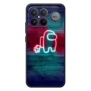 Чехол "Амонг Ас" для Xiaomi Poco F8 Альфа – С питомцем