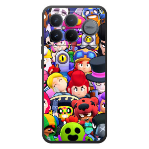 Силіконовый Чохол на Xiaomi Poco F8 Ultra з картинкою Brawl Stars – Персонажі
