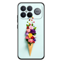 Чохли з тематикою "КВІТИ" на Xiaomi Poco F8 Ultra (Квітка-морозиво)