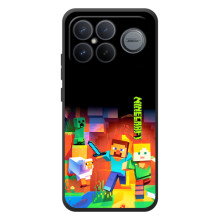 Чохли для Xiaomi Poco F8 Ultra (Персонажі МайнКрафт) (Герой Майнкрафт)