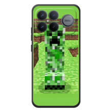 Чохли для Xiaomi Poco F8 Ultra (Персонажі МайнКрафт) (Кріпер 2)