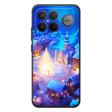 Рождественские Чехлы для Xiaomi Poco F8 Ultra (VPrint) (Рождественский город)