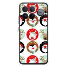 Силіконовий бампер на різдво для Xiaomi Poco F8 Ultra – Різдвяний принт