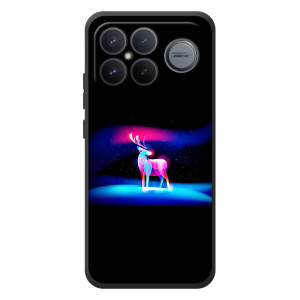 Силиконовый бампер с картинкой животных для Xiaomi Poco F8 Ultra – Яркий олень