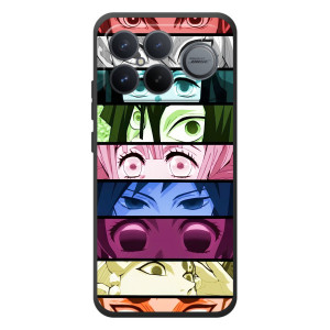 Силиконовые чехлы с глазами Anime для Xiaomi Poco F8 Альфа – Глаза Хашира