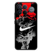 Силіконовый Чохол на Xiaomi Poco F8 Ultra з картинкою НАЙК – Nike дим