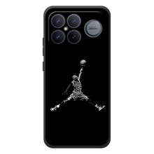 Силіконовый Чохол Nike Air Jordan на ШІаомі Поко F8 Ьlтра – Джордан