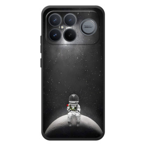 Силиконовый Чехол с принтом "Космонавты" на Xiaomi Poco F8 Ultra – Космонавт романтик