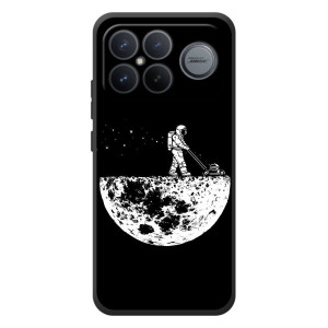 Силиконовый Чехол с принтом "Космонавты" на Xiaomi Poco F8 Ultra – Космонавт