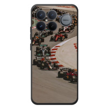 Чехол с прнтом Формула 1 на Xiaomi Poco F8 Ultra – Боліди на трасі