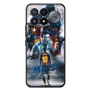 Чехол Месси футболист для Xiaomi Poco F9 Pro – Коллаж Месси