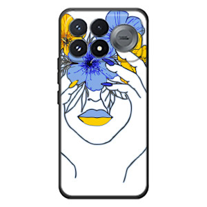 Чехол на Xiaomi Poco F9 Pro Украинский дизайн (Украинка на всю голову)
