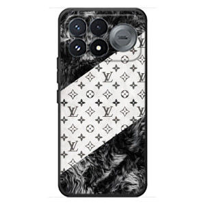 Чехол Стиль Louis Vuitton на Xiaomi Poco F9 Pro (LV на белом)