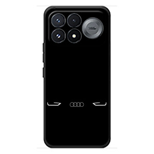 Силиконовый бампер с картинкой машины на Xiaomi Poco F9 Pro – Силует Audi