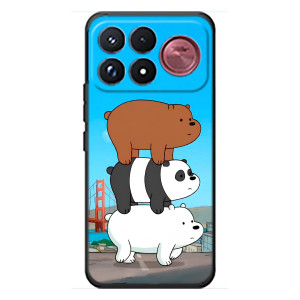 Чехлы с Пандами на Xiaomi Poco F9 Ultra – Друзья