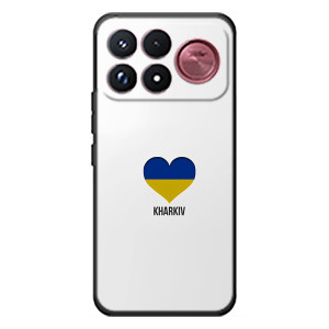 Чохли силіконові (Місто Харків) на Сяомі Поко Ф9 Ультра – Kharkiv
