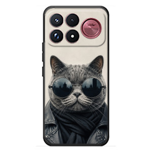 Чехол на тематику: Коты для Xiaomi Poco F9 Ultra (Модный кот)