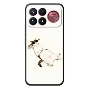 Чехол на тематику: Коты для Xiaomi Poco F9 Ultra (Отдых)