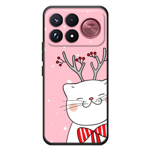Чехол на тематику: Коты для Xiaomi Poco F9 Ultra (Зимний кот)