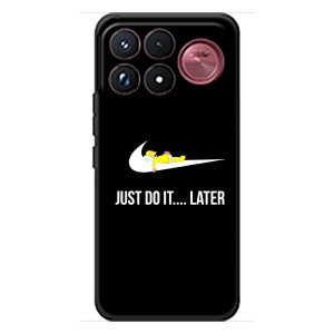 Чохол з логтипом Найк на Xiaomi Poco F9 Ultra – Nike just do it