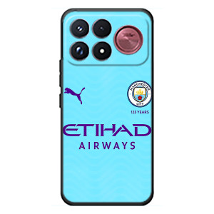 Силіконові Чохли з принтом Футбол на Xiaomi Poco F9 Ultra – Man City