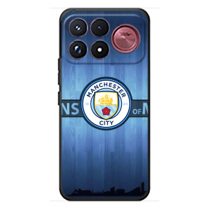 Силіконові Чохли з принтом Футбол на Xiaomi Poco F9 Ultra – ManCity