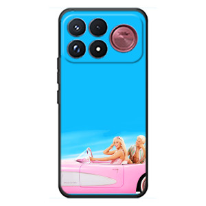 Силиконовый Чехол Барби Фильм на Xiaomi Poco F9 Ultra (Барби и Кен)