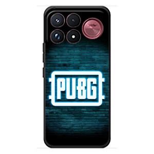 Чохол (TPU) з картинкою "Лого Пабг" на Сяомі Поко Ф9 Ультра (Лого PUBG)