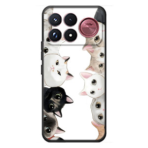 Силиконовый чехол с котиком для Xiaomi Poco F9 Ultra (Коты)