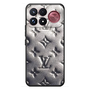 Текстурный Чехол Louis Vuitton для Сяоми Поко Ф9 Ультра (Бежевый ЛВ)