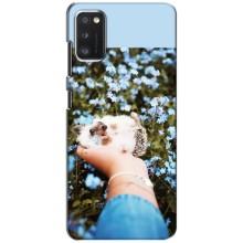 Чехлы с изображением разных животных для Xiaomi POCO M3 Pro (4G/5G) (Ежик на руках)