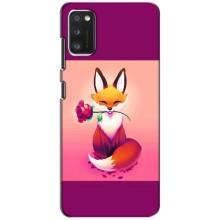 Чехлы с картинкой Лисички для Xiaomi POCO M3 Pro (4G/5G) (VPrint) (Лисичка с розочкой)
