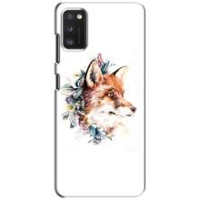 Чехлы с картинкой Лисички для Xiaomi POCO M3 Pro (4G/5G) (VPrint) (Лисичка в цветочках)