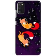 Чехлы с картинкой Лисички для Xiaomi POCO M3 Pro (4G/5G) (VPrint) (Лисички космонавты)