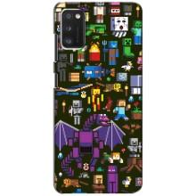 Чехол Майнкрафт на Xiaomi POCO M3 Pro (4G/5G) (AlphaPrint) Minecraft (Коллаж Майнкрафт)