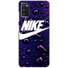 Чохол з логтипом Найк на Xiaomi POCO M3 Pro (4G/5G) (Найк на фіолетовому)
