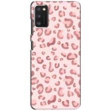 Чехол с розовым рисунком для Xiaomi POCO M3 Pro (4G/5G) (Розовый леопард)