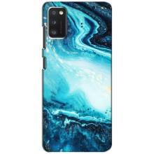 Мраморный чехол на Xiaomi POCO M3 Pro (4G/5G) (VPrint) (Голубой мрамор)