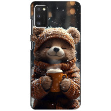 Печатный чехол «Зверята с кофе» для Xiaomi POCO M3 Pro (4G/5G) – Мишка с кофе