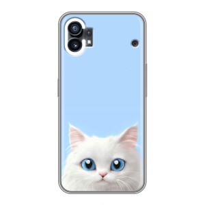 Чехол на тематику: Коты для Xiaomi Poco M4 5G – Белый кот