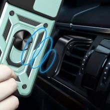 Ударопрочный чехол Camshield Serge Ring для Xiaomi Poco M4 Pro 5G – Зеленый