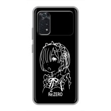 Чехлы Персонажи Аниме Наруто для Xiaomi POCO M4 Pro 5G (AlphaPrint) (Re: Zero)