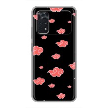 Чехлы Персонажи Аниме Наруто для Xiaomi POCO M4 Pro 5G (AlphaPrint) (Тучки Аниме)
